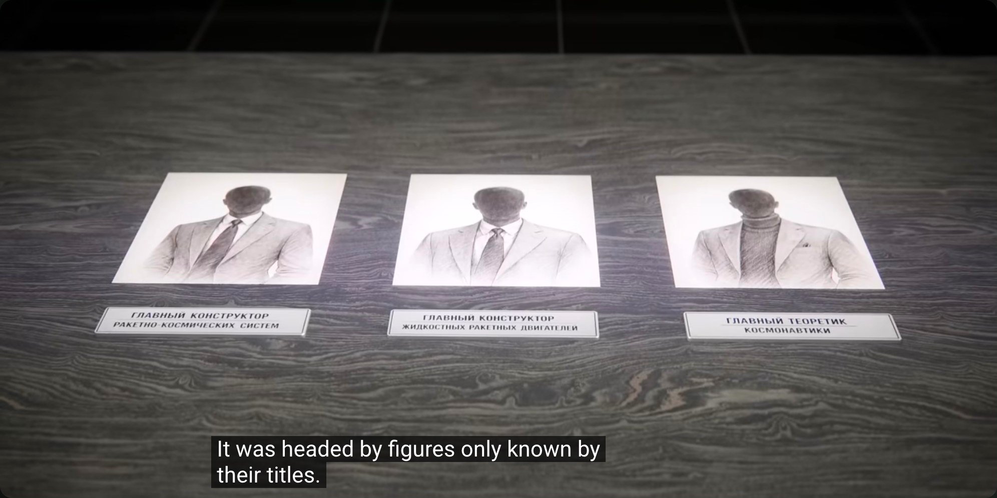 Soviet leadership kept the identities of key space program figures classified for decades. Engineers were known only by official titles, their photographs intentionally obscured.