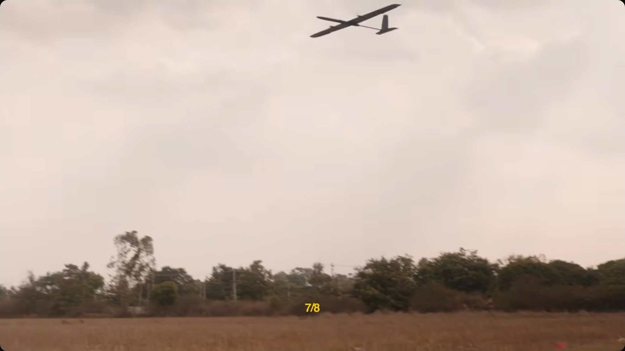 A test flight in progress—an attempt to validate months of design, iteration, and engineering under real-world conditions.